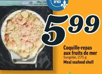 Marché Richelieu Coquille-repas aux fruits de mer | meal seafood shell offer