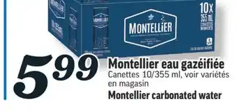 Marché Richelieu Eau gazéifiée montellier | montellier carbonated water offer