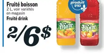 Marché Richelieu Boisson fruité | fruité drink offer