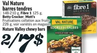Marché Richelieu Val nature barres tendres | nature valley chewy bars offer