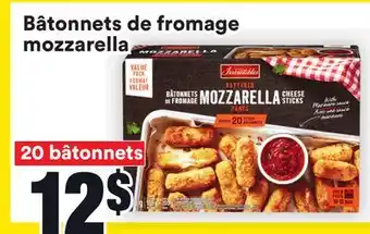 Super C Bâtonnets de fromage mozzarella irresistibles | irresistibles mozzarella cheese sticks offer