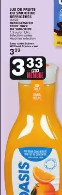 Marches Tradition Oasis refrigerated fruit juice or smoothie offer