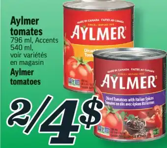 Marché Richelieu Aylmer tomates | aylmer tomatoes offer