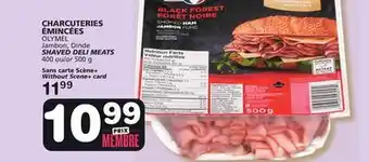 Marches Tradition Olymel shaved deli meats offer