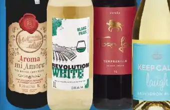 Marché Richelieu Vin rouge, blanc ou rosé | red, white or rosé wine offer