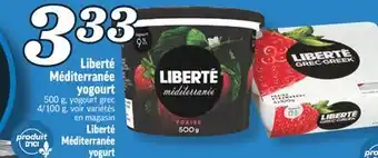 Marché Richelieu Liberté méditerranée yogourt | liberté méditerranée yogurt offer