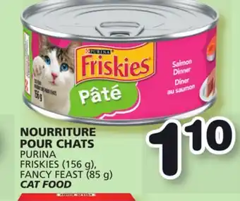 Marches Tradition Purina friskies (156 g), fancy feast (85 g) cat food offer