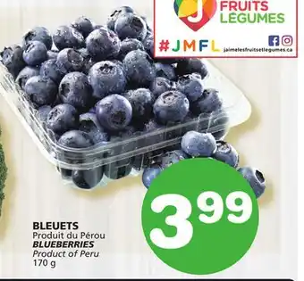 Marches Tradition Blueberries offer