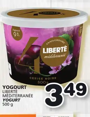 Marches Tradition Liberté méditerranée yogurt offer
