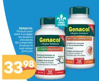Brunet Genacol produits pour aider à soulager les douleurs articulaires offer