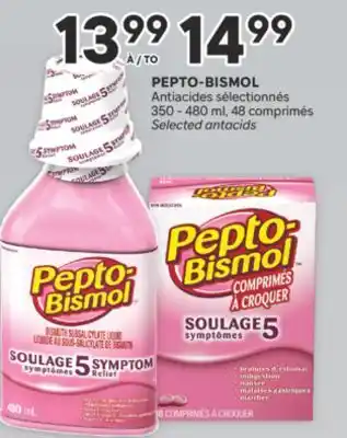 Brunet Pepto-bismol antiacides sélectionnés offer