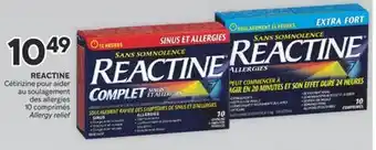 Brunet Reactine cétirizine pour aider au soulagement des allergies offer