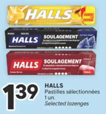 Brunet Halls pastilles sélectionnées offer