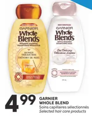 Brunet Garnier whole blend soins capillaires sélectionnés offer