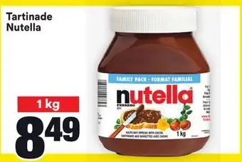 Super C Tartinade nutella offer