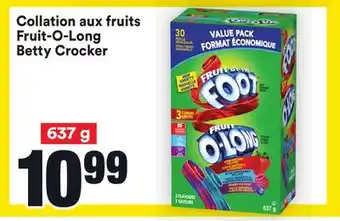 Super C Collation aux fruits fruit-o-long betty crocker offer