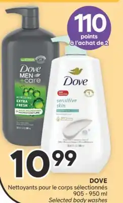 Brunet Dove nettoyants pour le corps sélectionnés offer
