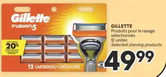 Brunet Gillette produits pour le rasage sélectionnés offer