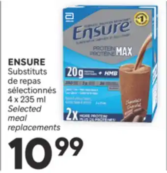 Brunet Ensure substituts de repas sélectionnés offer