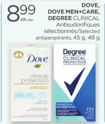 Proxim Dove, dove men+care, degree clinical offer