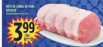 Marché Adonis Rôti de longe de porc désossé offer