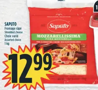 Marché Adonis Saputo fromage râpé offer