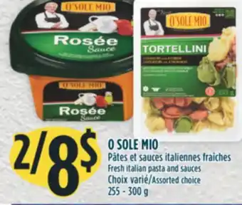 Marché Adonis O sole mio pâtes et sauces italiennes fraîches offer