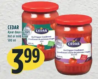 Marché Adonis Cedar ajvar doux ou fort offer