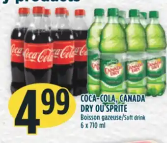 Marché Adonis Coca-cola, canada dry ou sprite boisson gazeuse offer