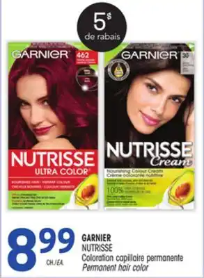 Uniprix Garnier nutrisse coloration capillaire permanente/permanent hair color offer