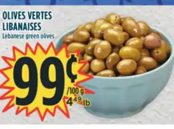Marché Adonis Olives vertes libanaises offer