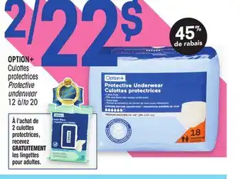 Uniprix Option+ culottes protectrices/protective underwear offer