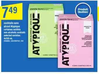 Maxi Cocktails sans alcool atypique, 4x355 ml offer