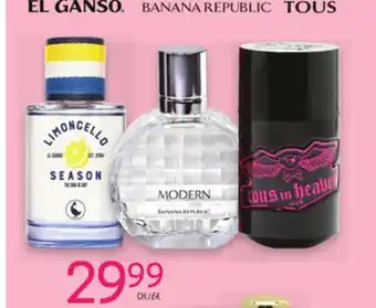 Uniprix El ganso, banana republic, tous fragrances sélectionnées/selected fragrances offer