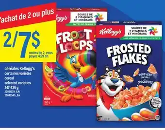 Maxi Céréales kellogg's offer