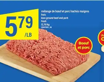 Maxi Mélange de bœuf et porc hachés maigres frais offer