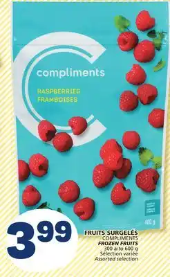 Marché Bonichoix Compliments frozen fruits offer