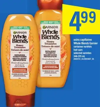 Maxi Soins capillaires whole blends garnier, 346-370 ml offer