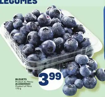 Marché Bonichoix Blueberries offer