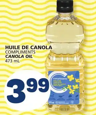 Marché Bonichoix Compliments canola oil offer