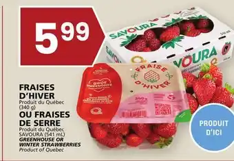 Rachelle-Bery Grocery Fraises d'hiver (340 g) or fraises de serre savoura (541 ml) greenhouse or winter strawberries offer