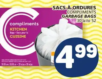 Marché Bonichoix Compliments garbage bags offer