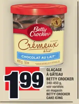 Super C Glaçage à gâteau betty crocker | betty crocker cake icing offer
