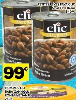 Supermarché PA Hummus ou baba gannouj fontaine santé offer