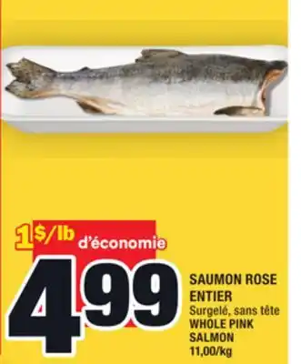 Super C Saumon rose entier | whole pink salmon offer