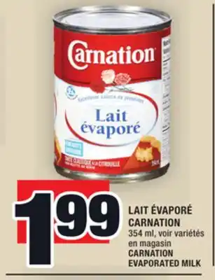 Super C Lait évaporé carnation | carnation evaporated milk offer