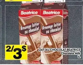 Supermarché PA Lait au chocolat beatrice offer