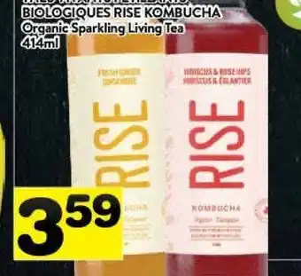 Supermarché PA Thés vivants pétillants biologiques rise kombucha offer