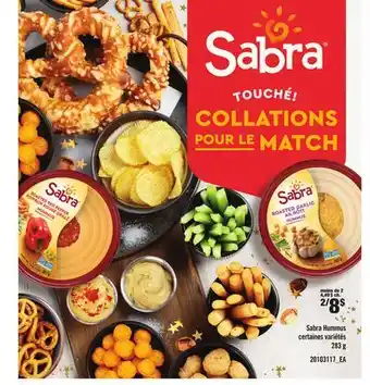 Provigo Sabra hummus, 283 g offer