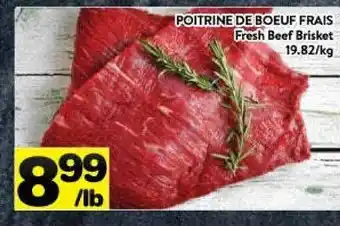 Supermarché PA Poitrine de boeuf frais offer